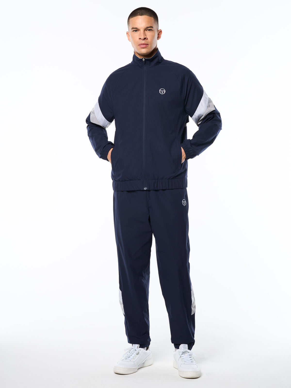 Ventilato Track Jacket in Maritime Blue, view 3