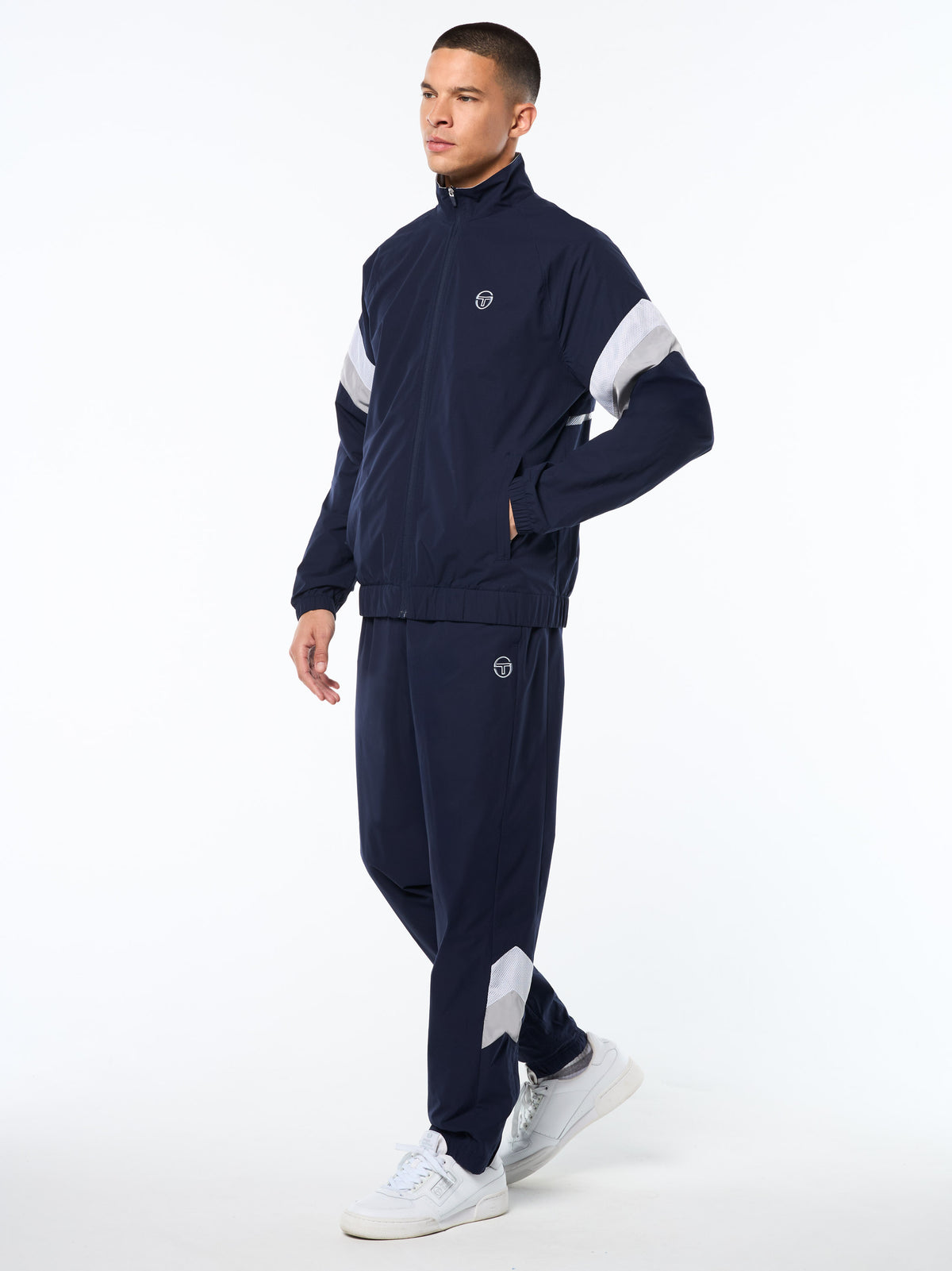 Ventilato Track Jacket in Maritime Blue, view 4