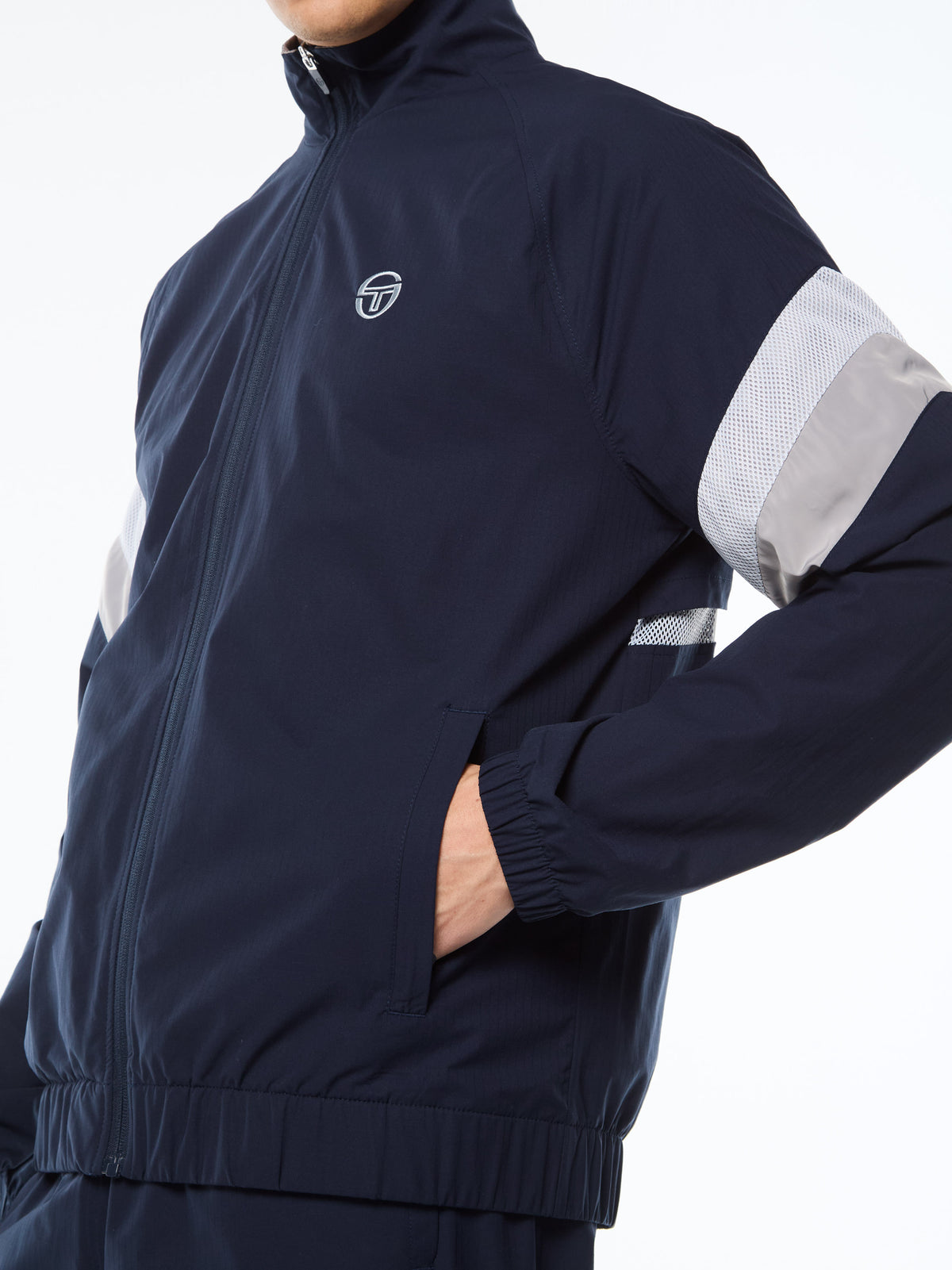 Ventilato Track Jacket in Maritime Blue, view 8
