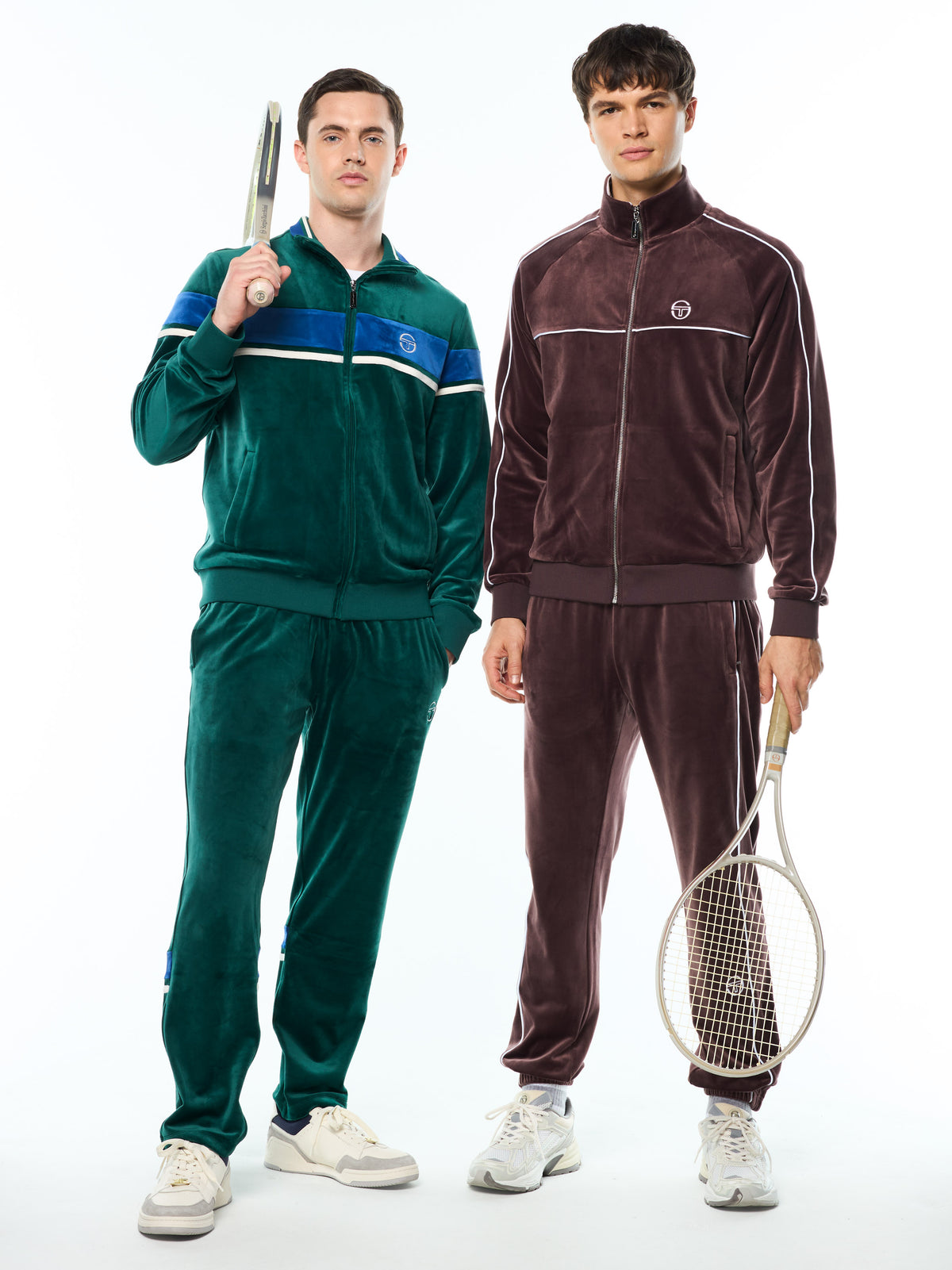 Lioni Veour Track Pant in Huckleberry, view 5
