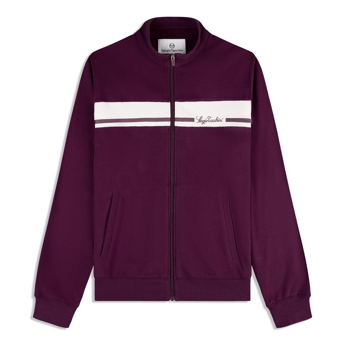 Cursivo Track Jacket- Potent Purple