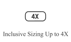 Inclusive Sizes to 4X