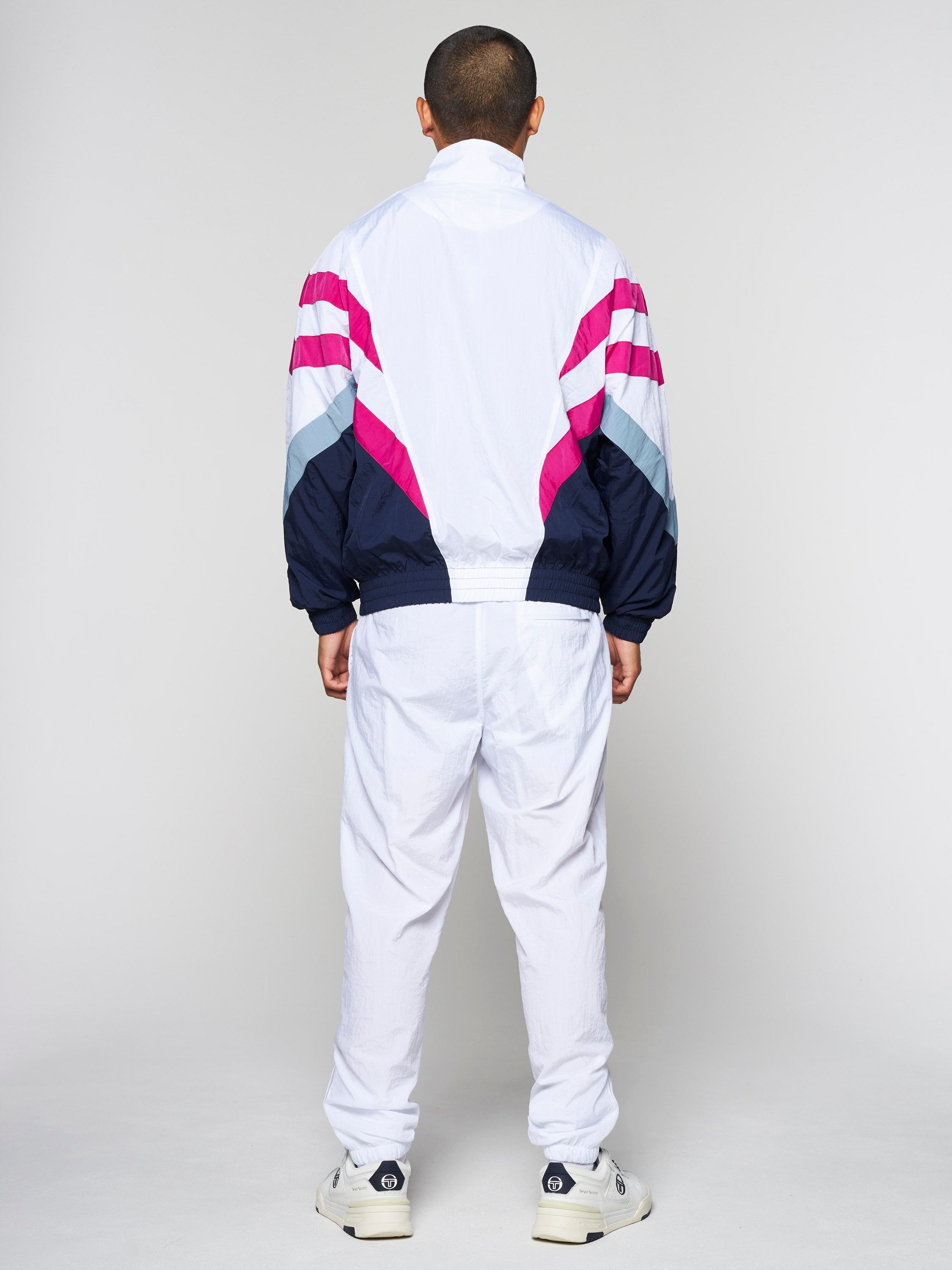 Jacket- White/ Multi – Sergio Tacchini