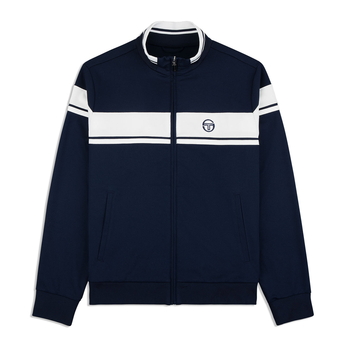 Damarindo Track Jacket Archivio- Maritime Blue/ White