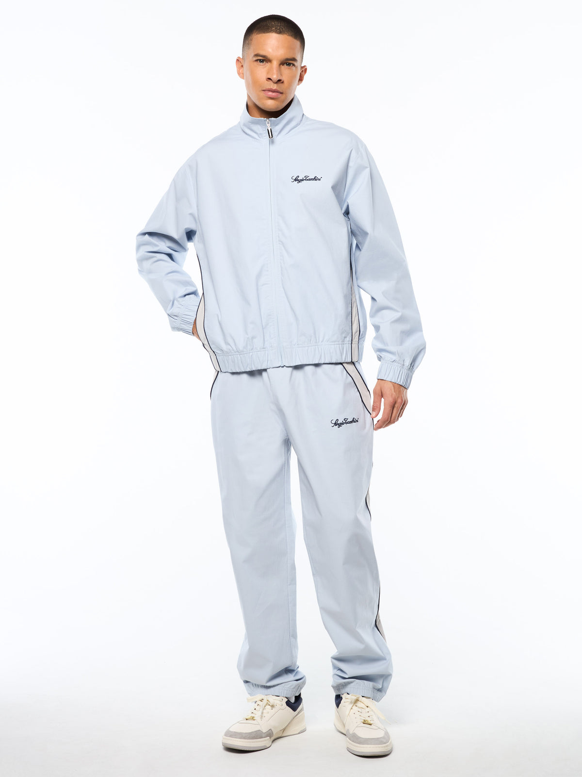Fiamma Track Jacket in Baby Blue, view 4
