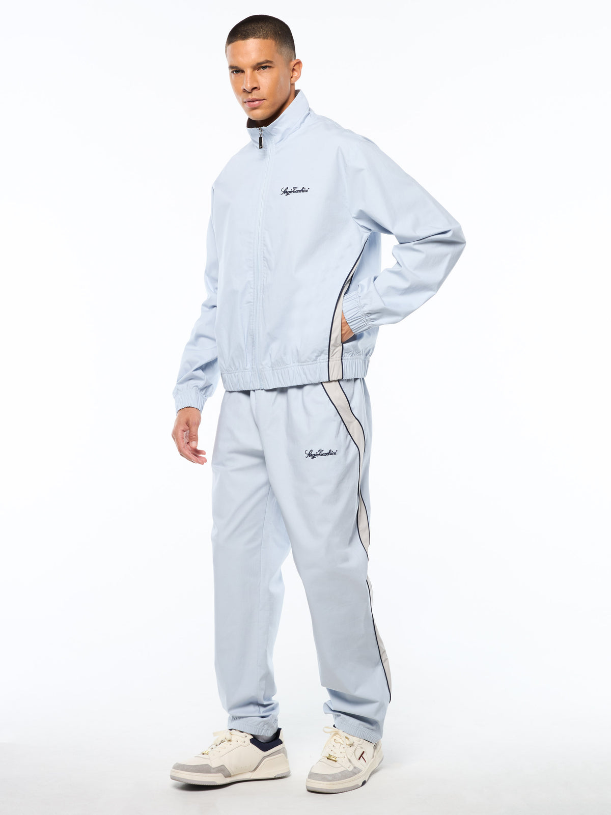 Fiamma Track Jacket in Baby Blue, view 5