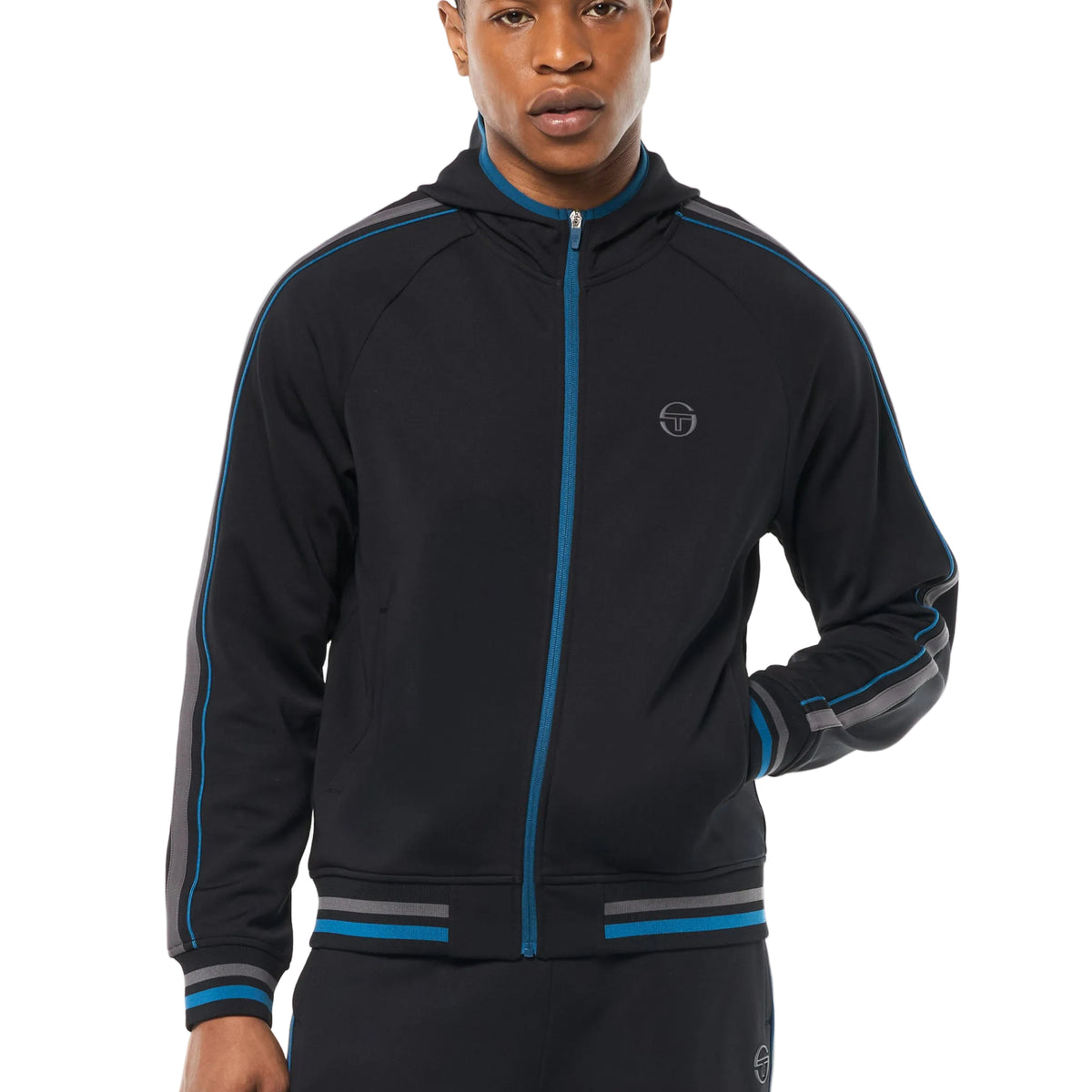Pietro Track Jacket- Black Beauty – Sergio Tacchini
