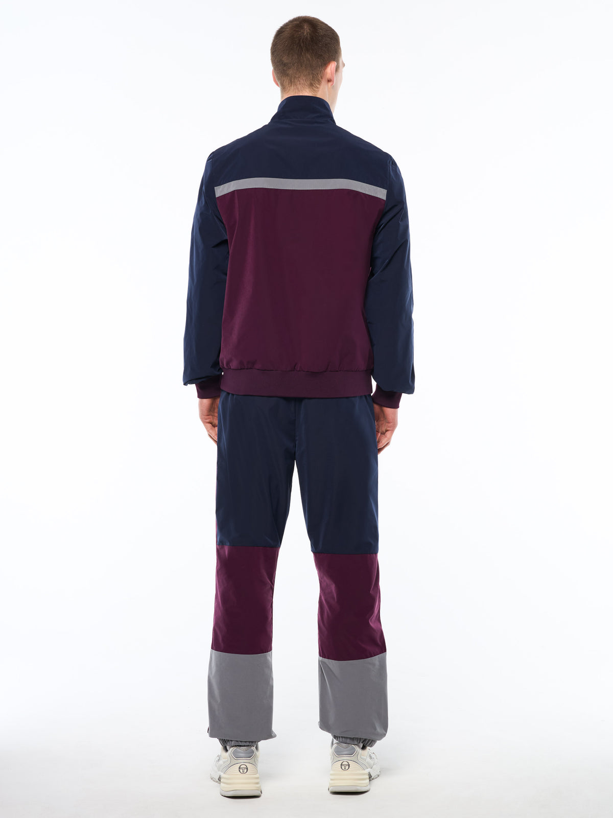 Portico Track Jacket in Maritime Blue, view 5