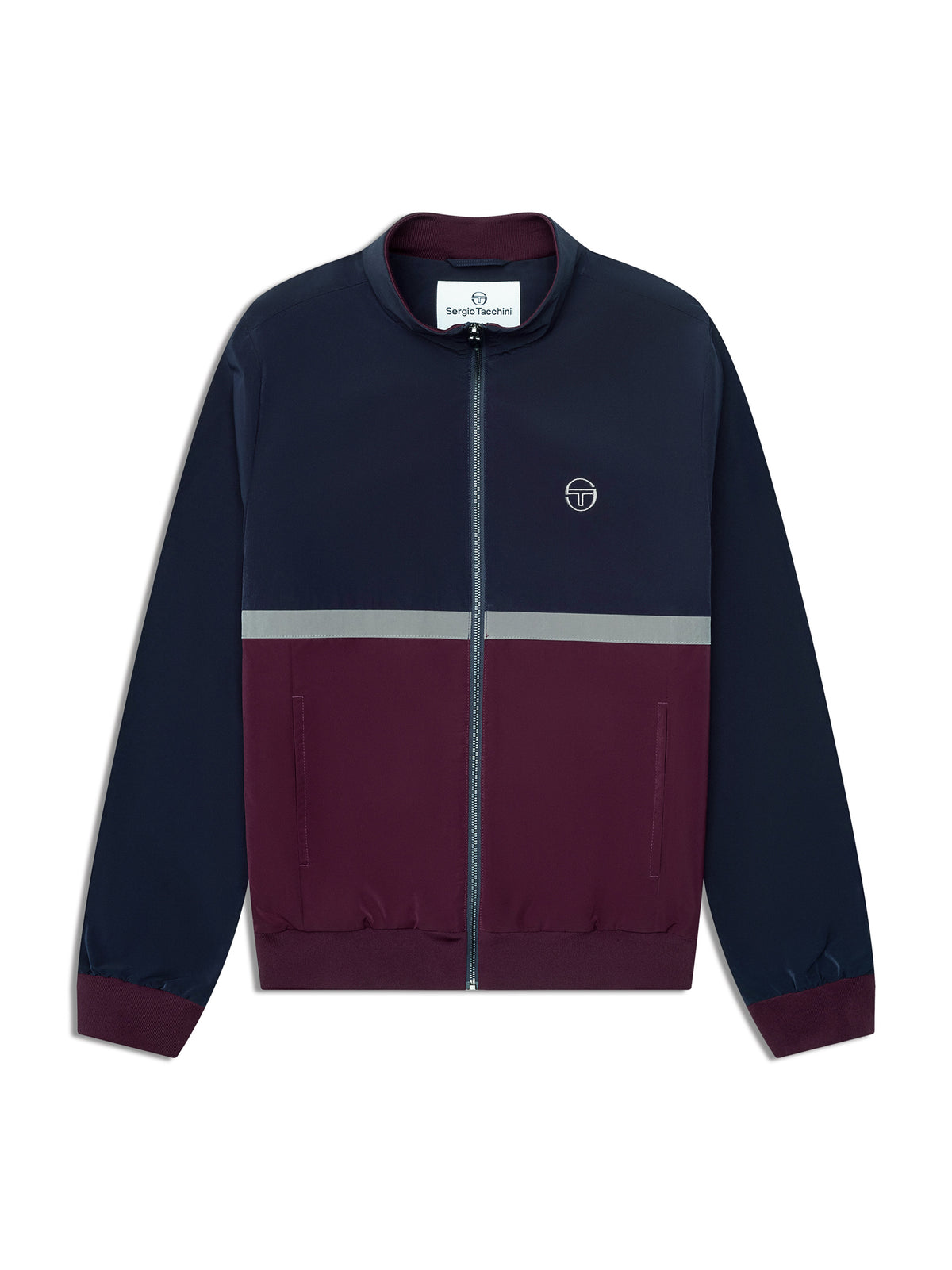 Portico Track Jacket in Maritime Blue, view 2