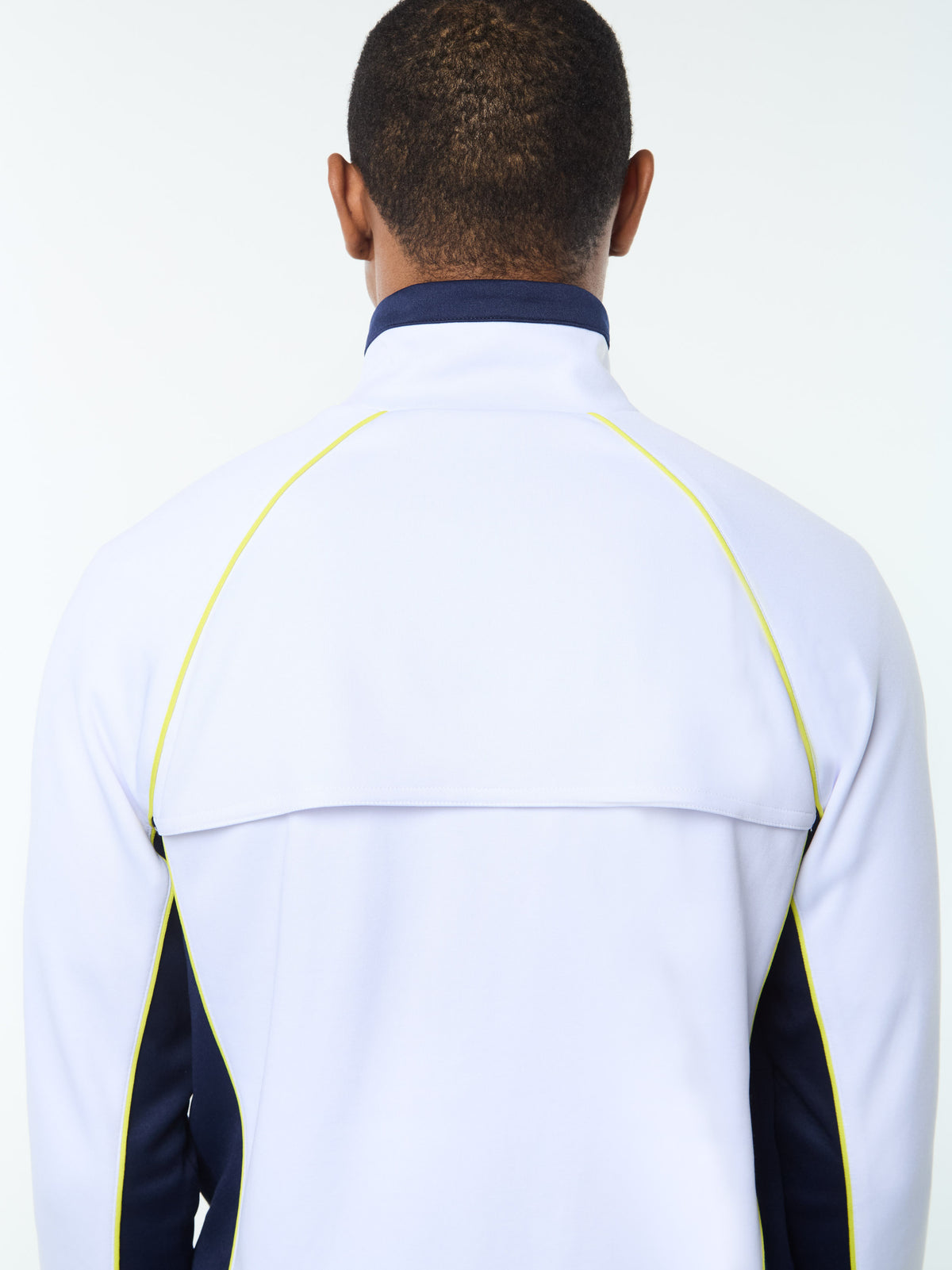 Corsa Track Jacket in Brilliant White, view 4