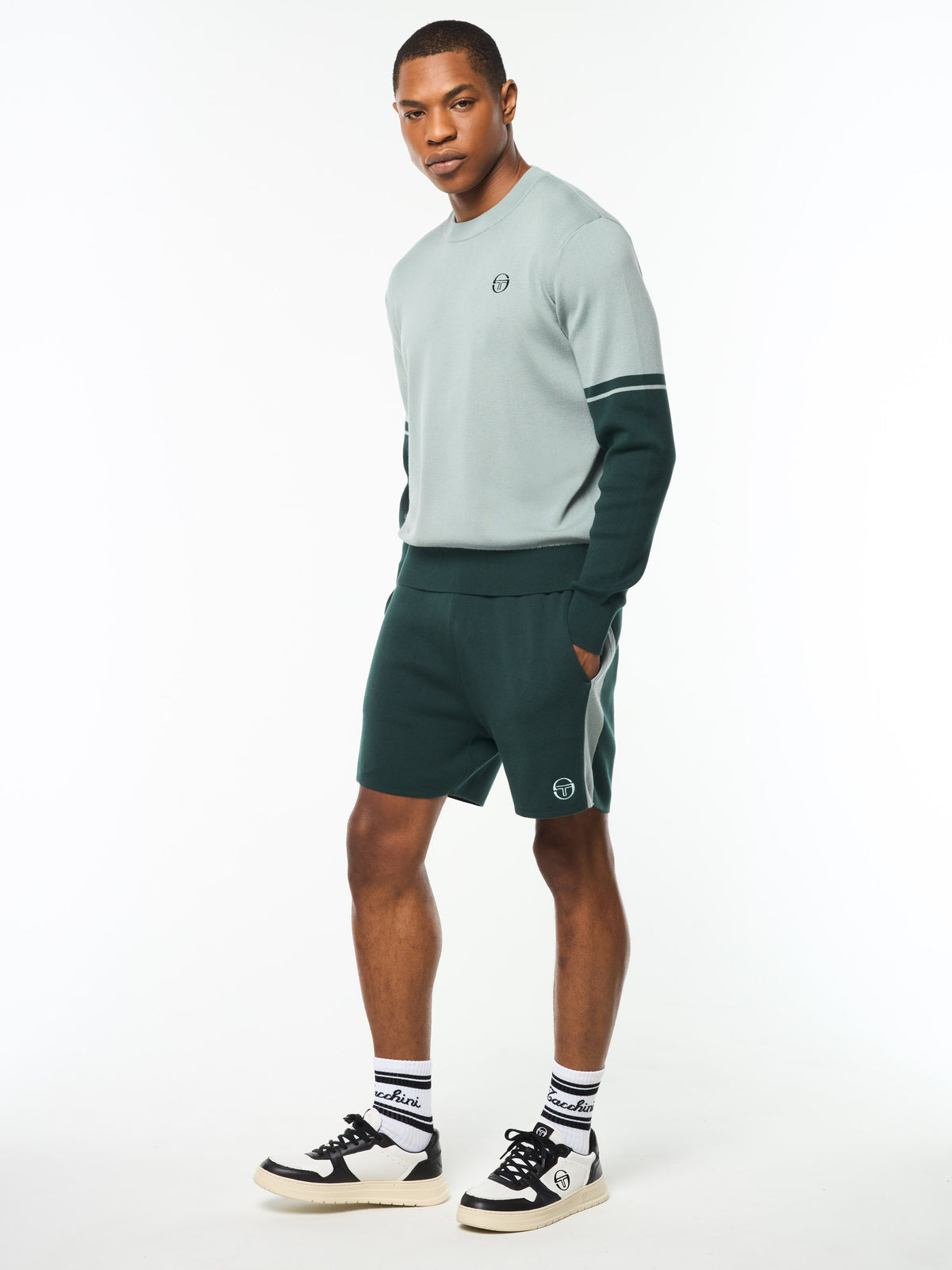 Giovane Crewneck in Slate Gray, view 4