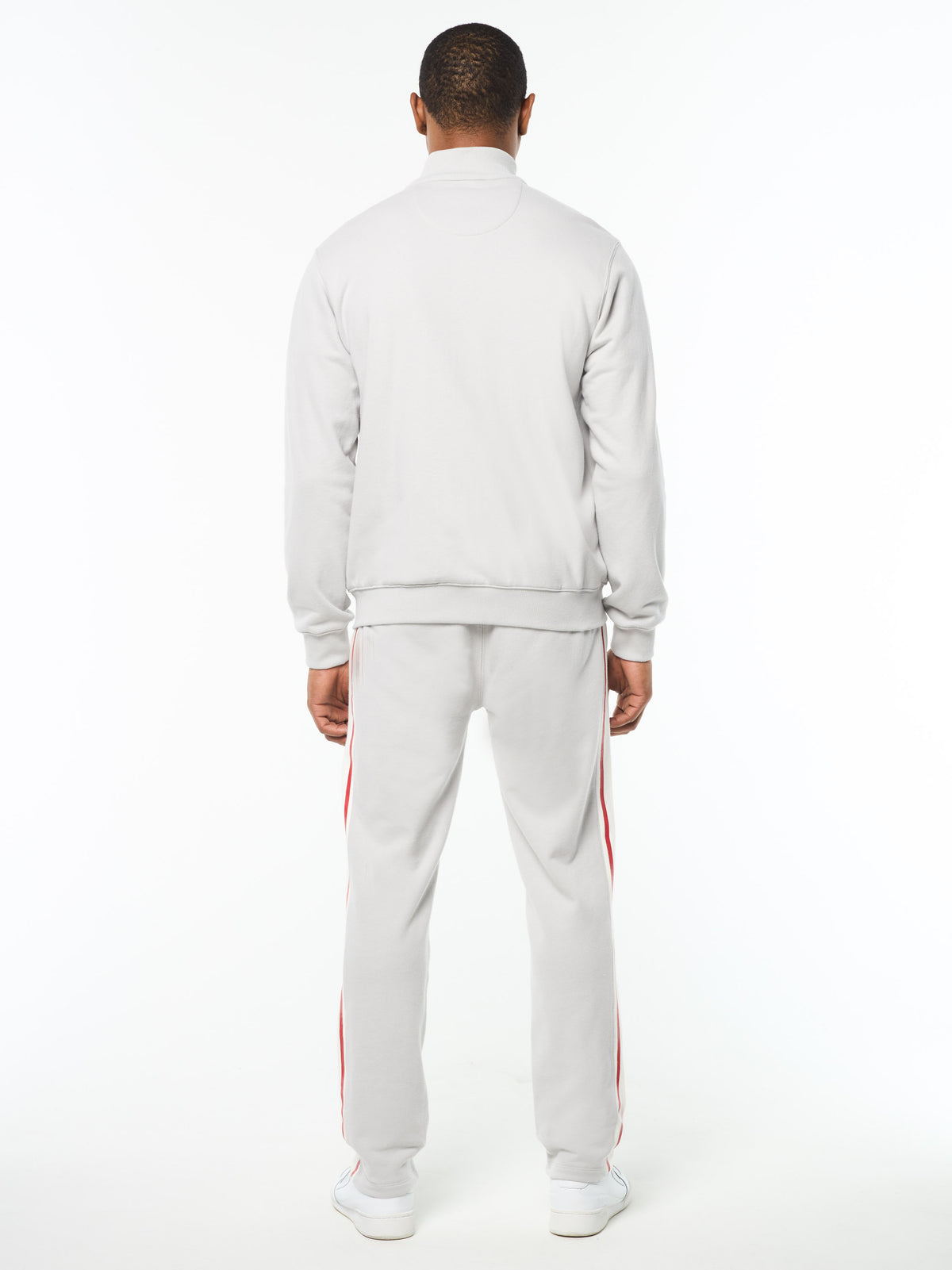 Cursivo Track Jacket in Quiet Grey, view 5