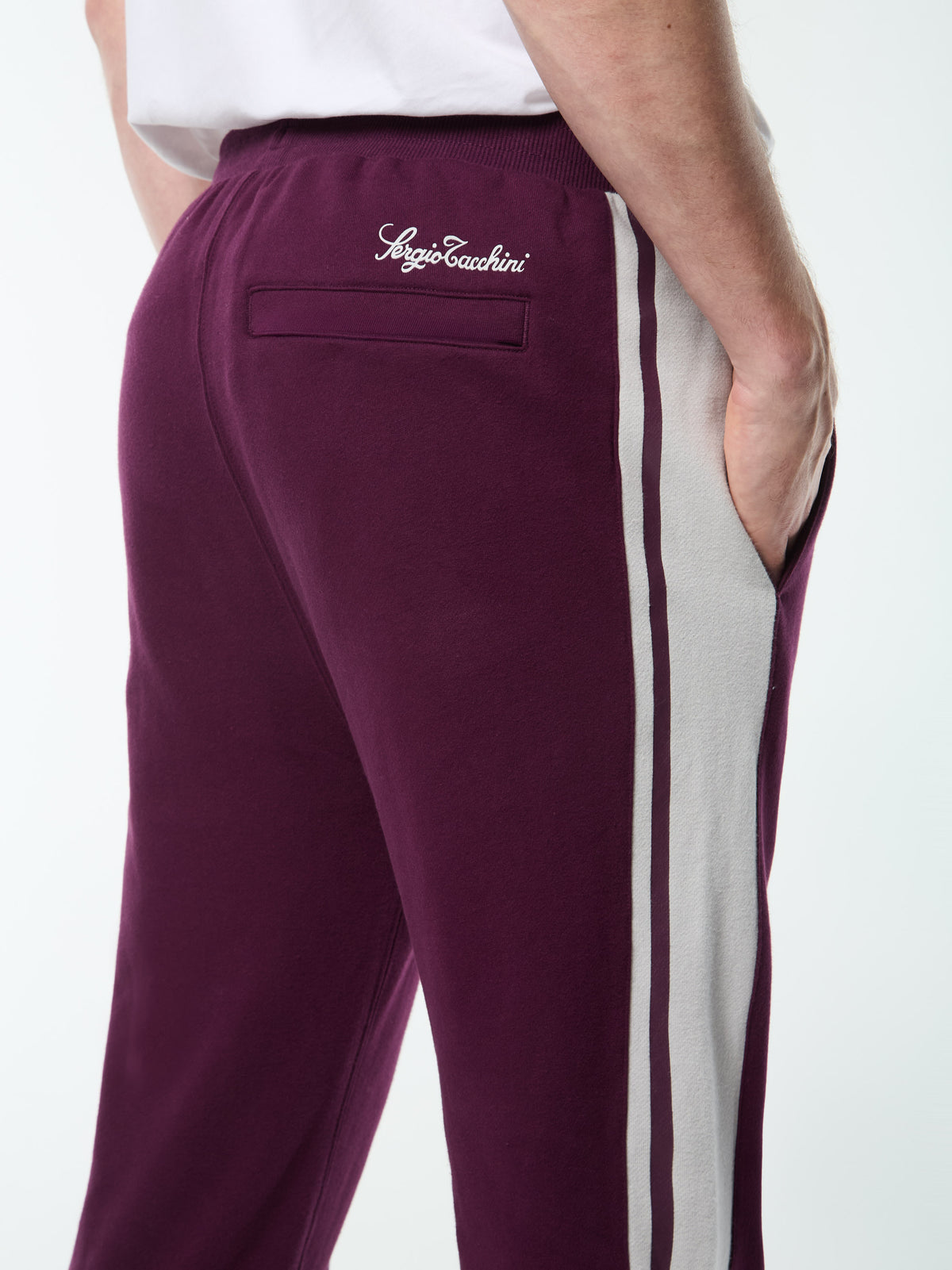 Cursivo Track Pant in Potent Purple, view 6