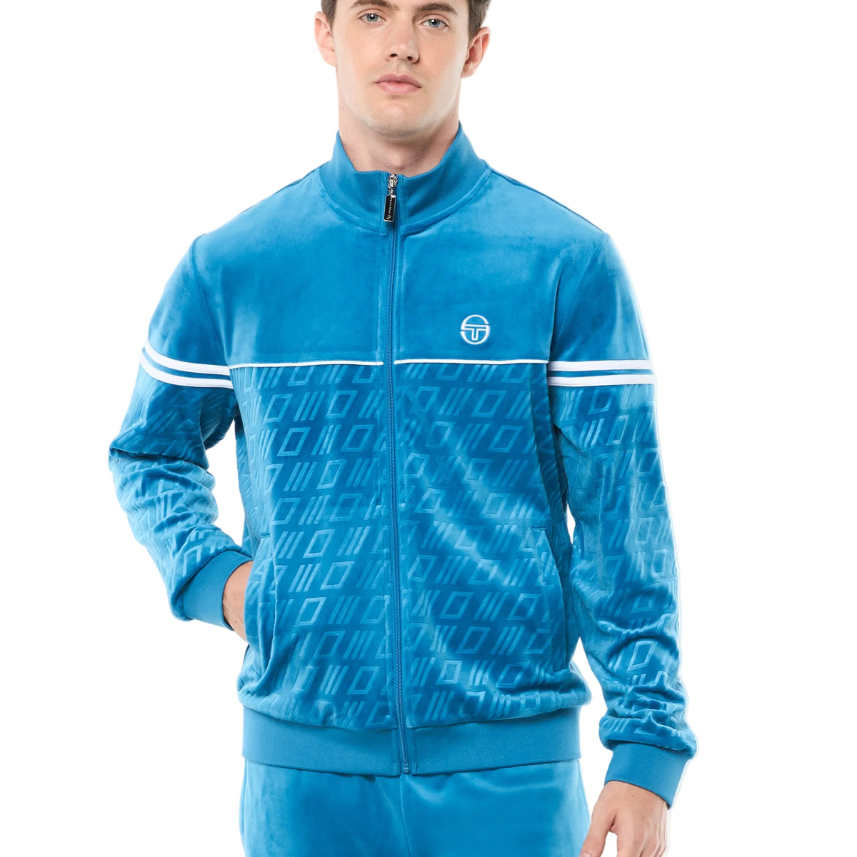 Bandiera Track Jacket- Mykonos Blue – Sergio Tacchini