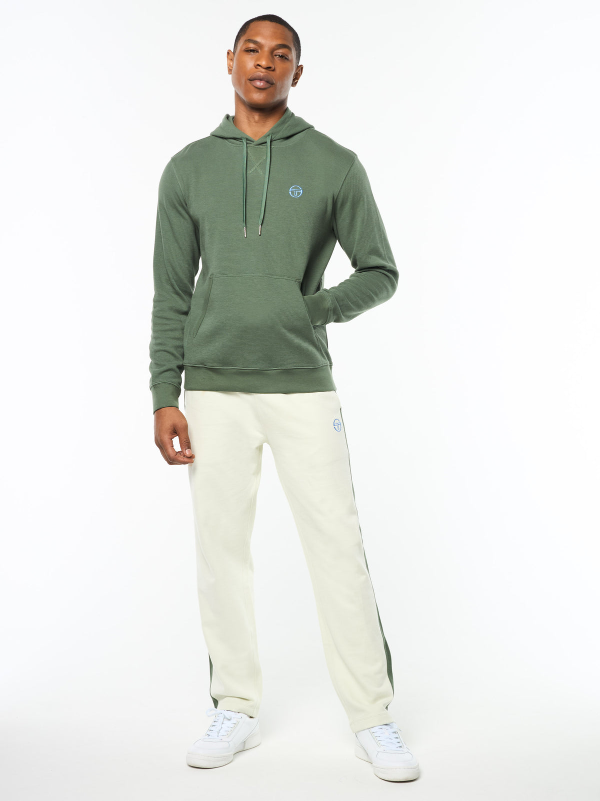 Grafico Hoodie in Duck Green, view 3