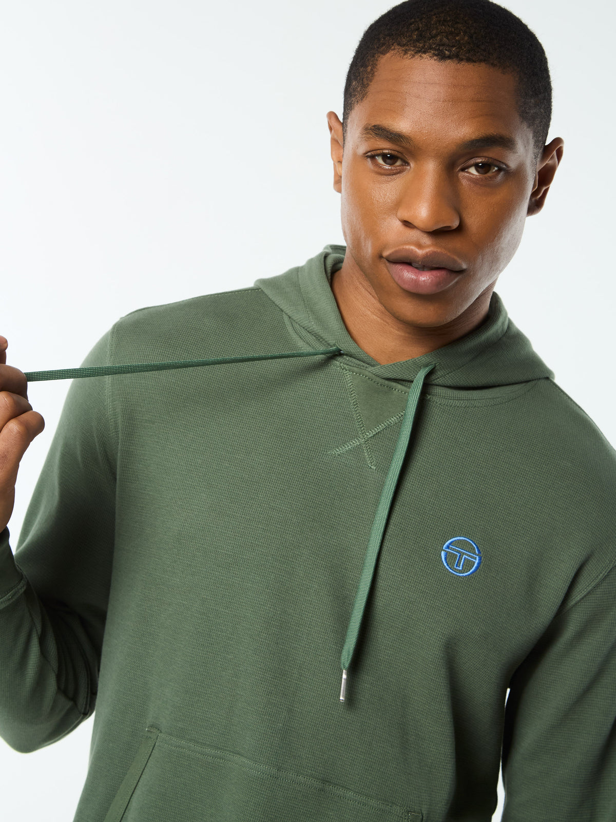 Grafico Hoodie in Duck Green, view 6