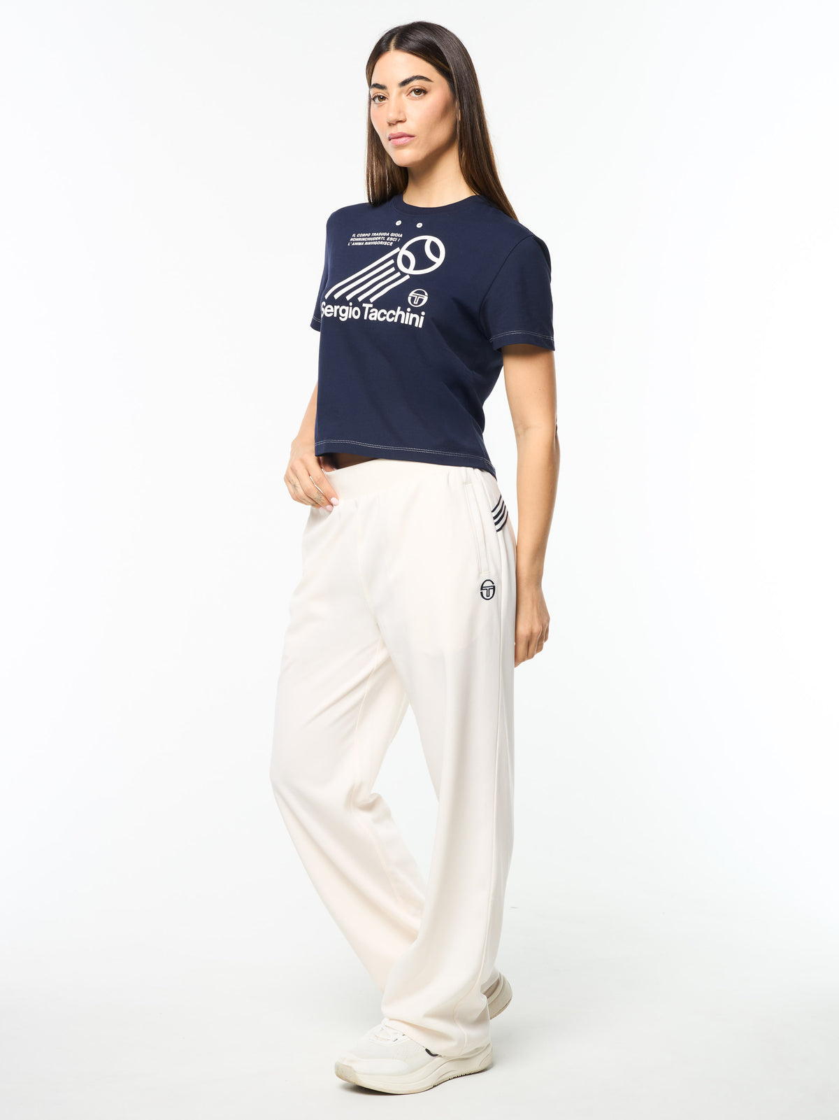 Nera Boxy Tee in Maritime Blue, view 4