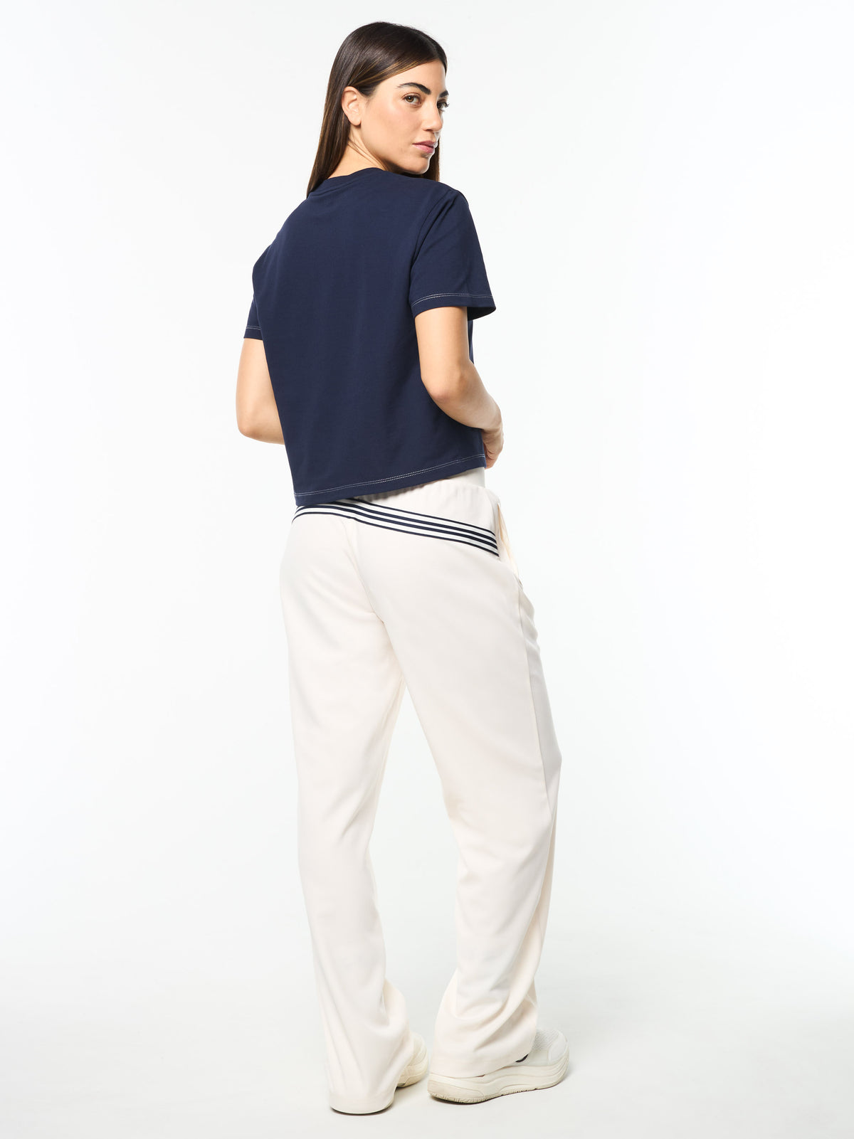 Nera Boxy Tee in Maritime Blue, view 5