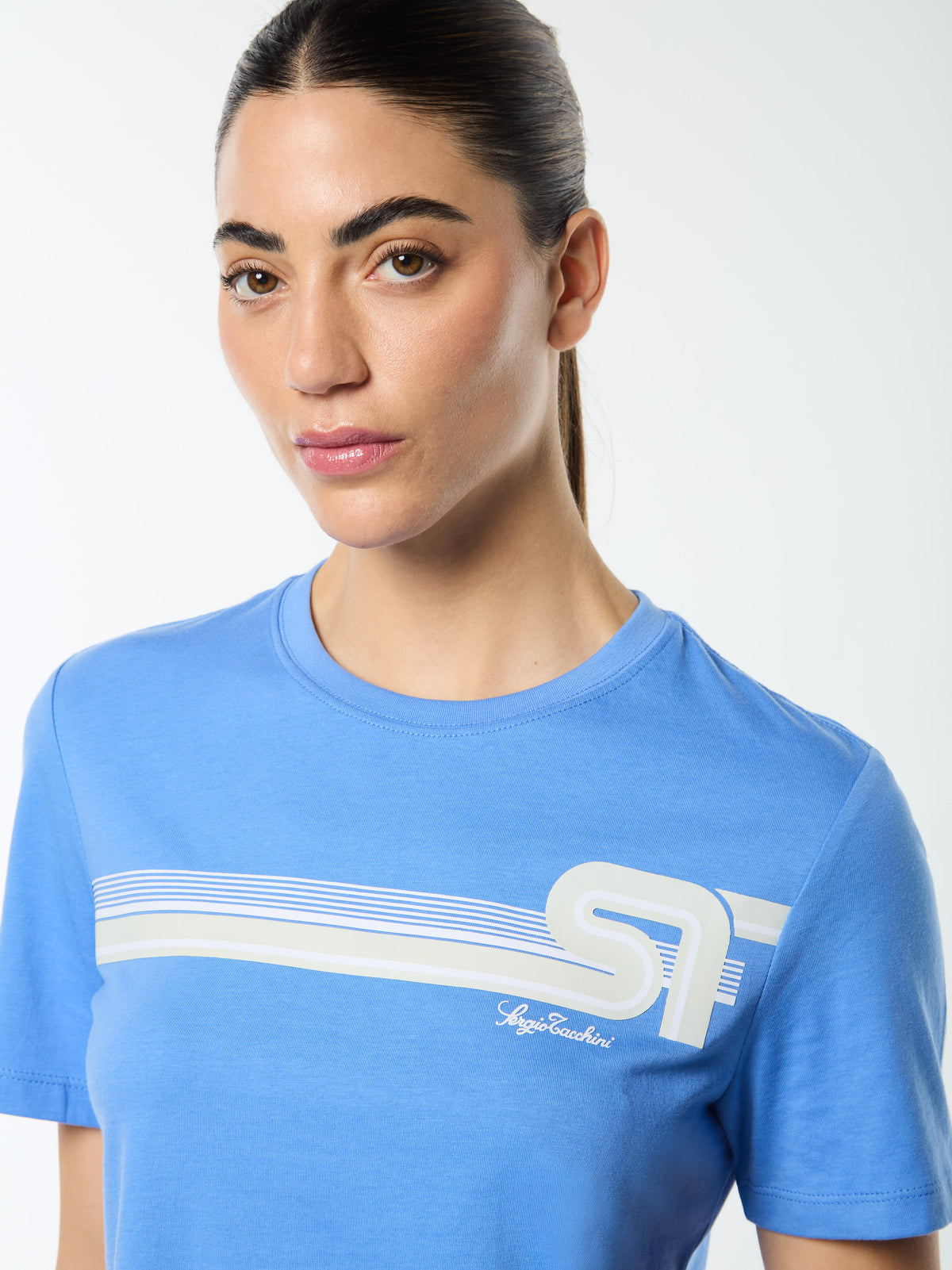 Women's Corsa T-Shirt in Ultramarine, view 8