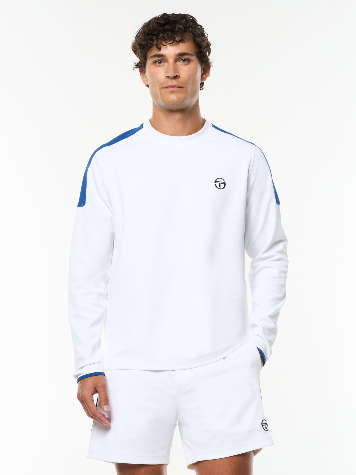 Magro Performance Sweatshirt in Brilliant White