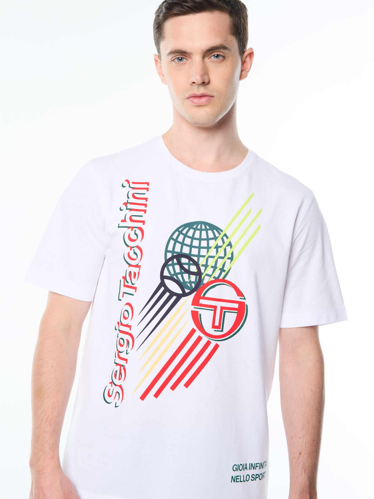 Giocare T-Shirt in Brilliant White, view 4