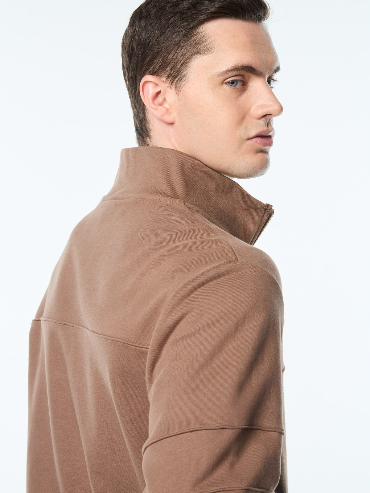 Lineo Track Jacket in Chocolate Chip, view 6
