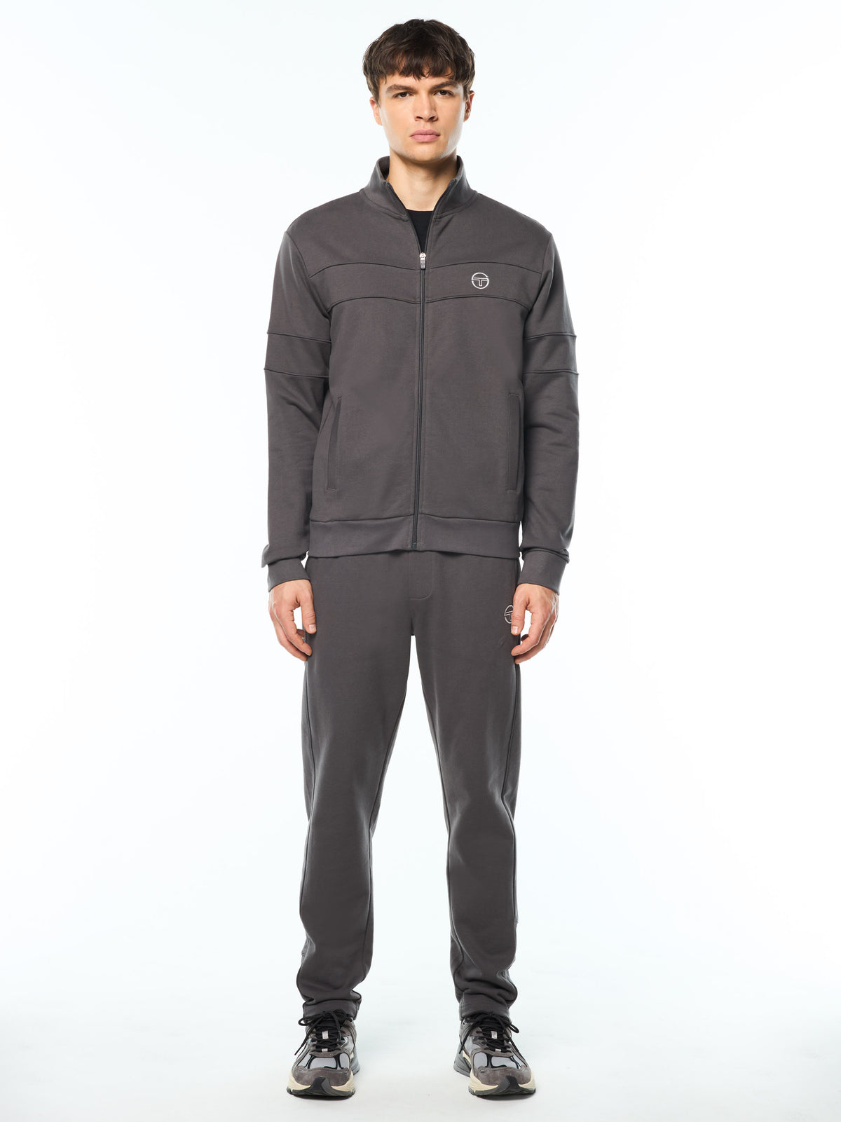 Lineo Track Jacket in Asphalt, view 3