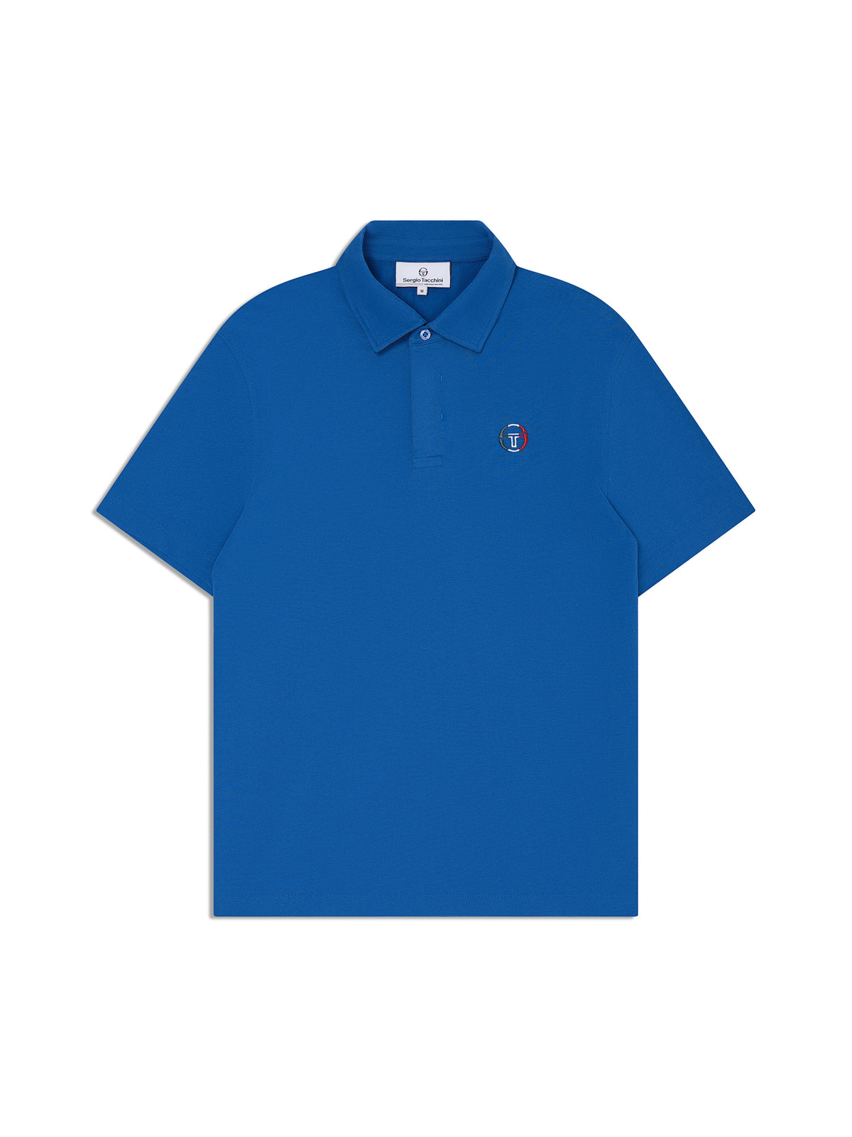 Tricolore Polo in Galaxy Blue, view 2