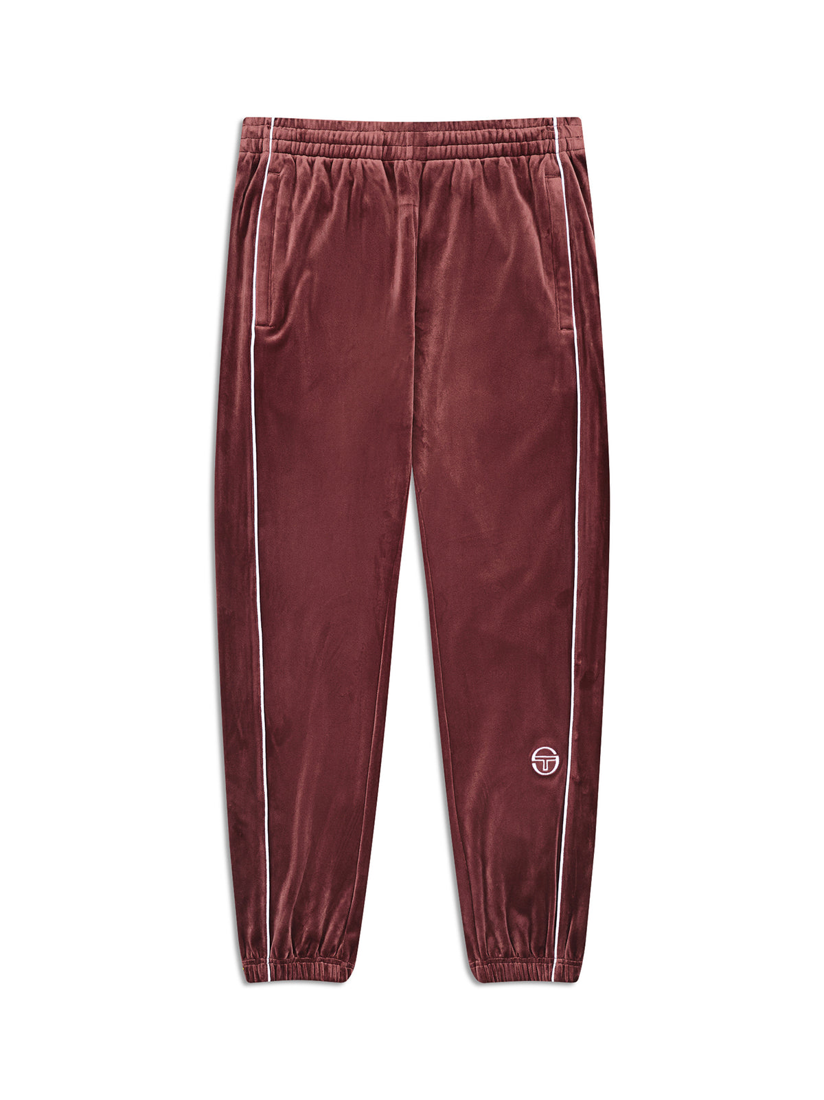Lioni Veour Track Pant in Huckleberry, view 2