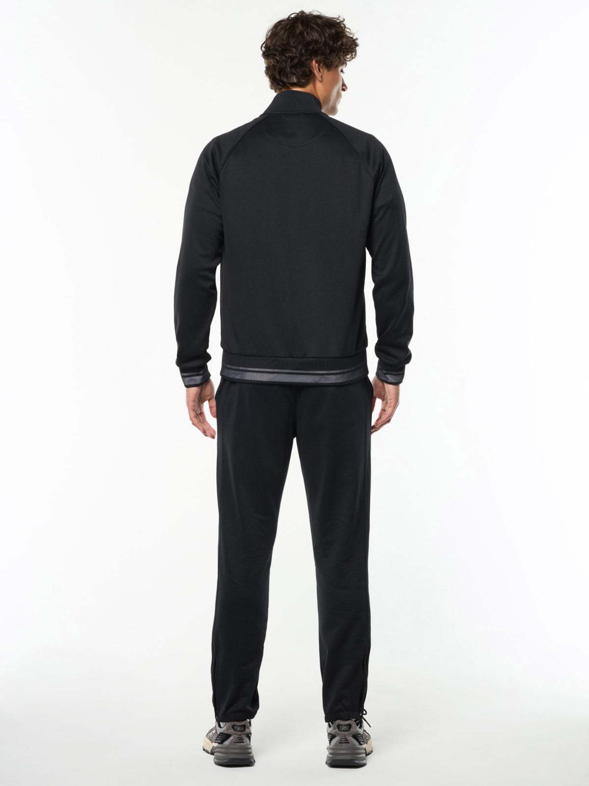Raffinato Track Jacket in Black Beauty, view 5