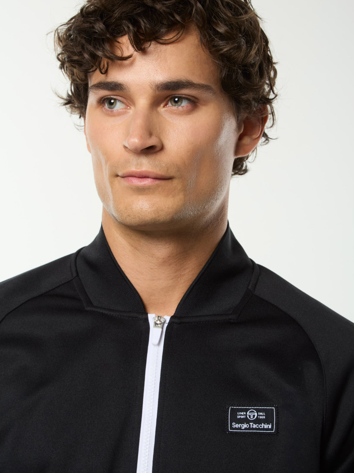 Raffinato Track Jacket in Black Beauty, view 8