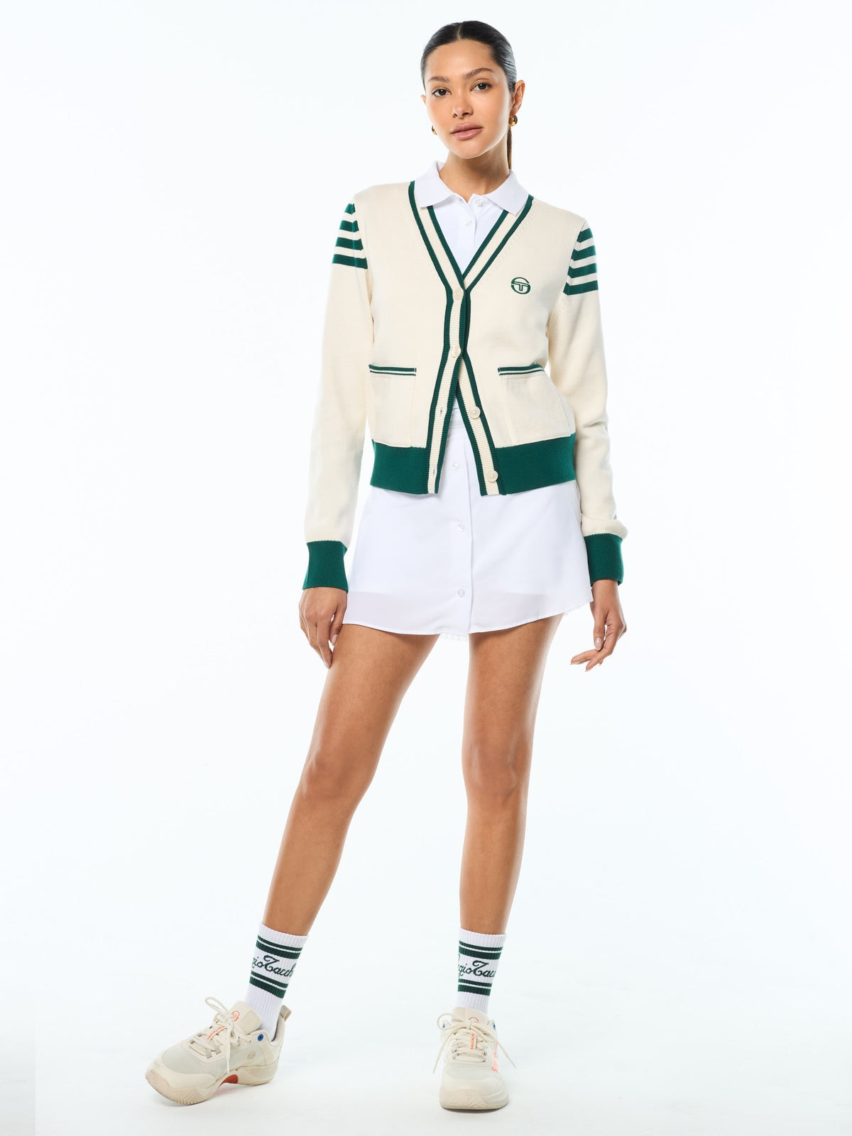 Prepente Cardigan in Gardenia, view 3