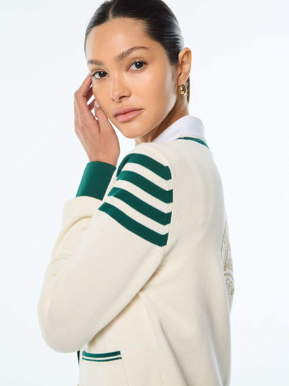 Prepente Cardigan in Gardenia, view 7