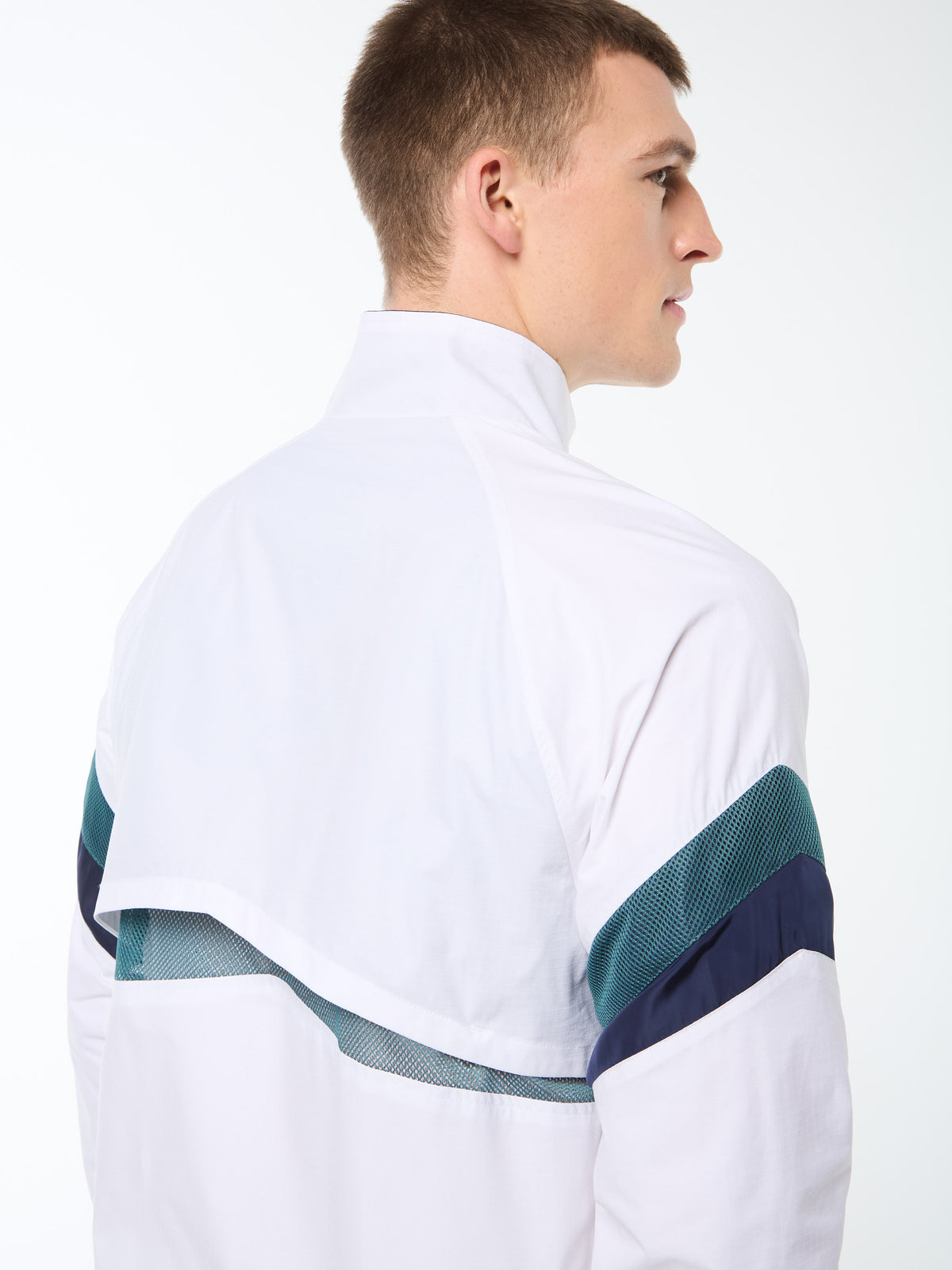 Ventilato Track Jacket in Brilliant White, view 7