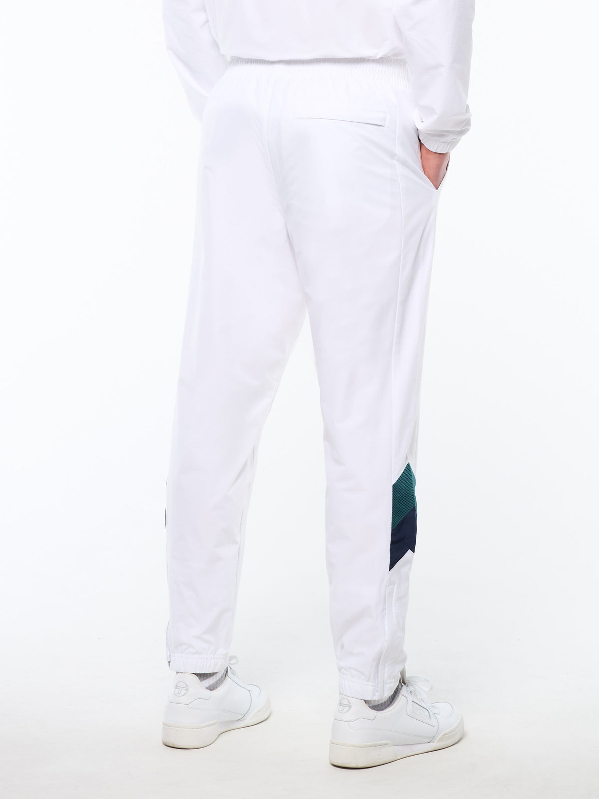 Ventilato Track Pant in Brilliant White, view 4