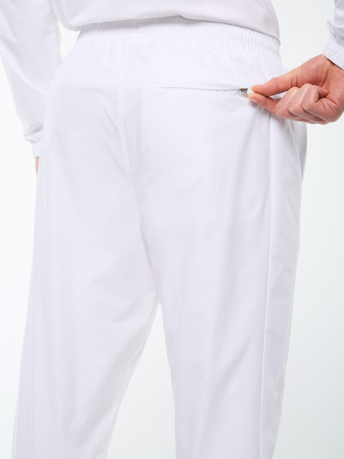 Ventilato Track Pant in Brilliant White, view 6