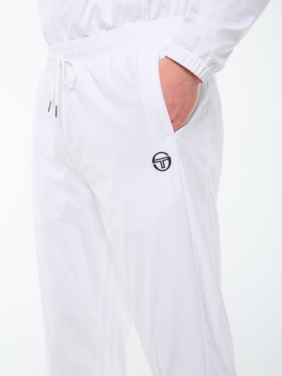 Ventilato Track Pant in Brilliant White, view 7