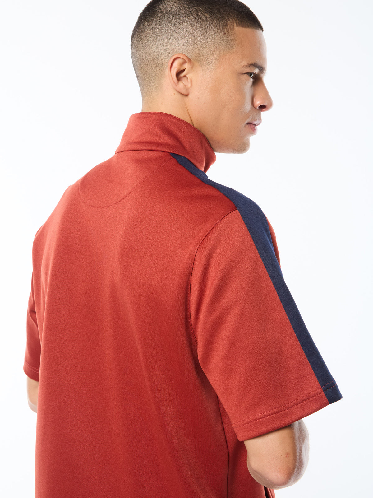 Viscotti Short Sleeve Track Jacket in Bossa Nova, view 4