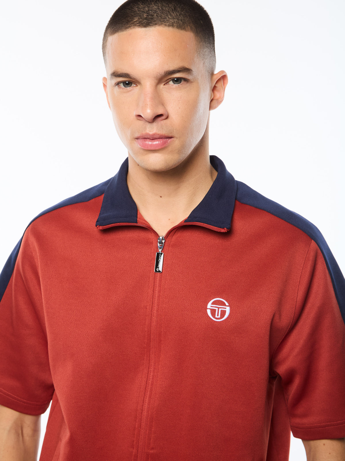 Viscotti Short Sleeve Track Jacket in Bossa Nova, view 6