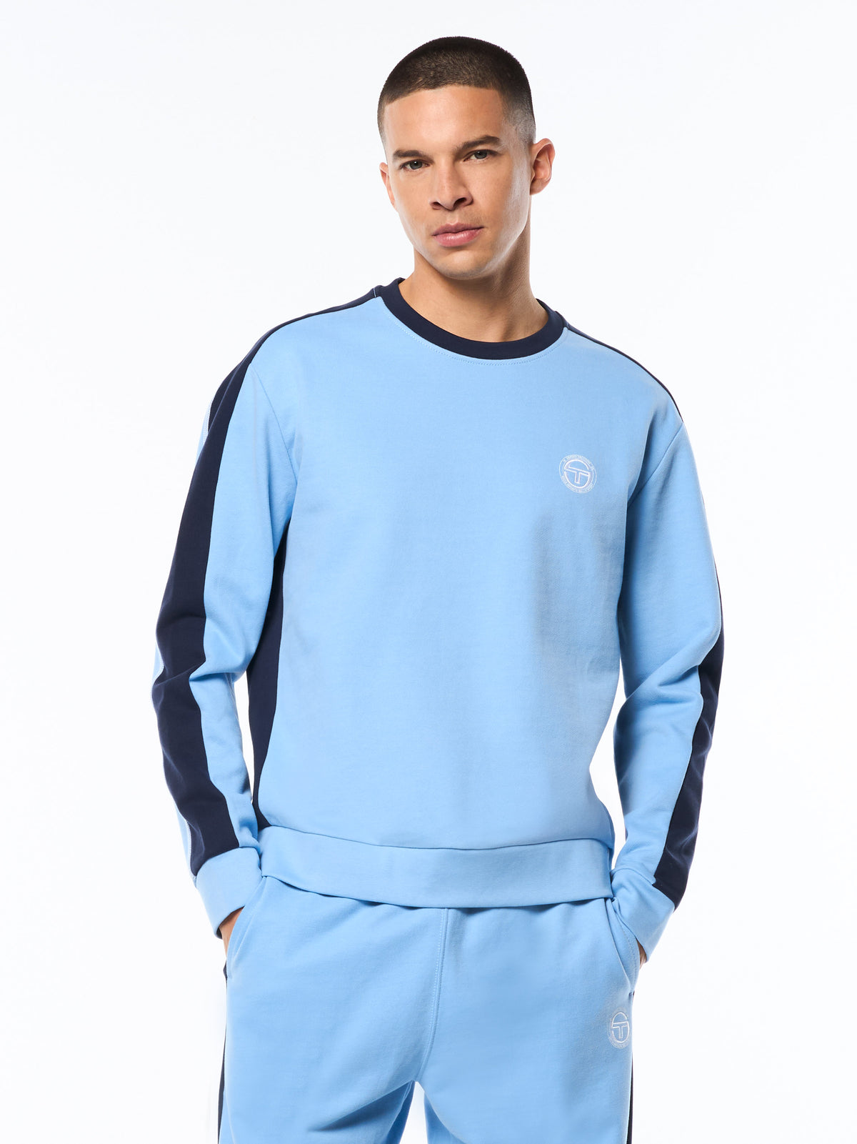 Volo Crewneck in Della Robbia Blue