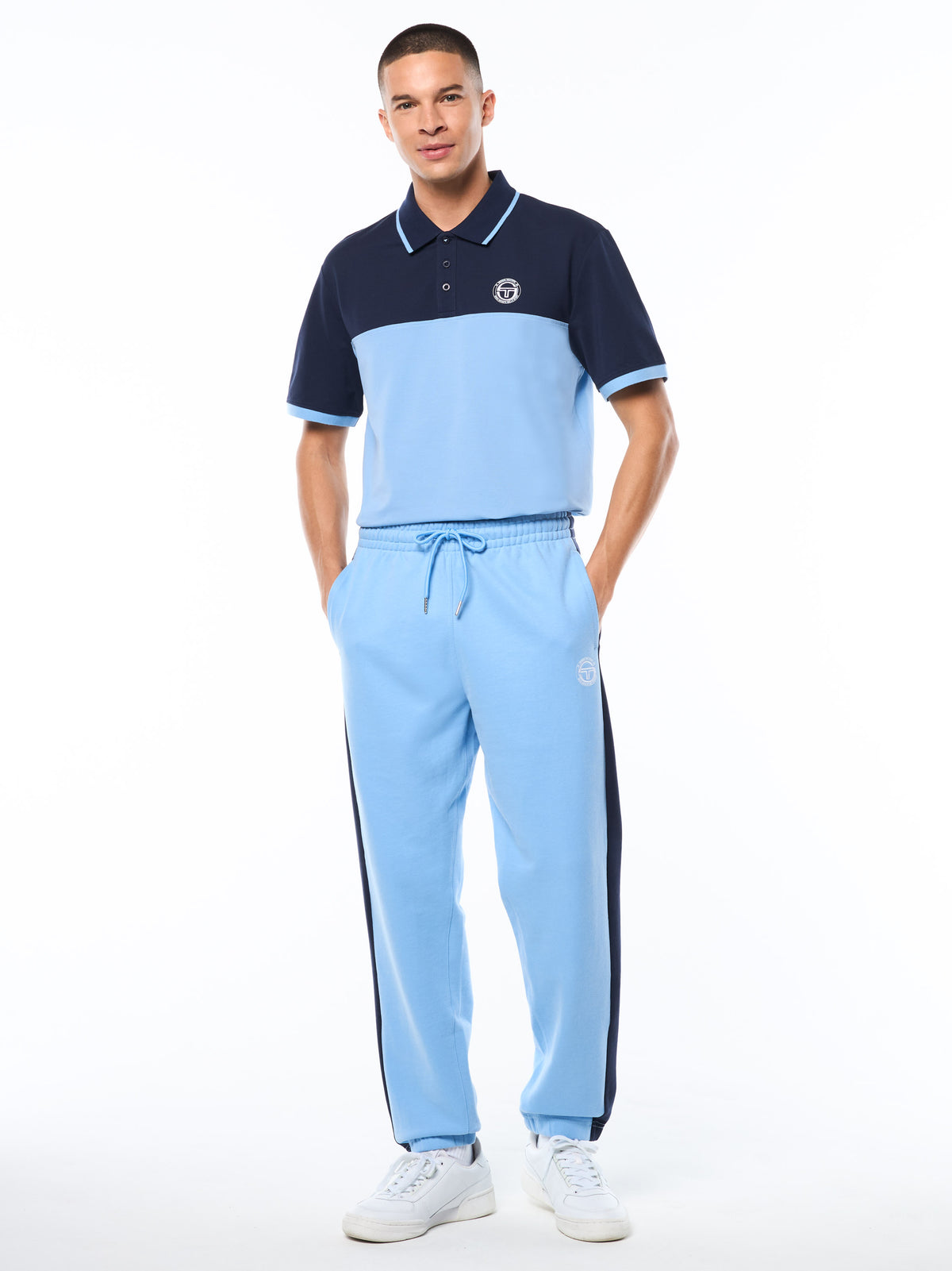 Volo Sweatpant in Della Robbia Blue, view 3