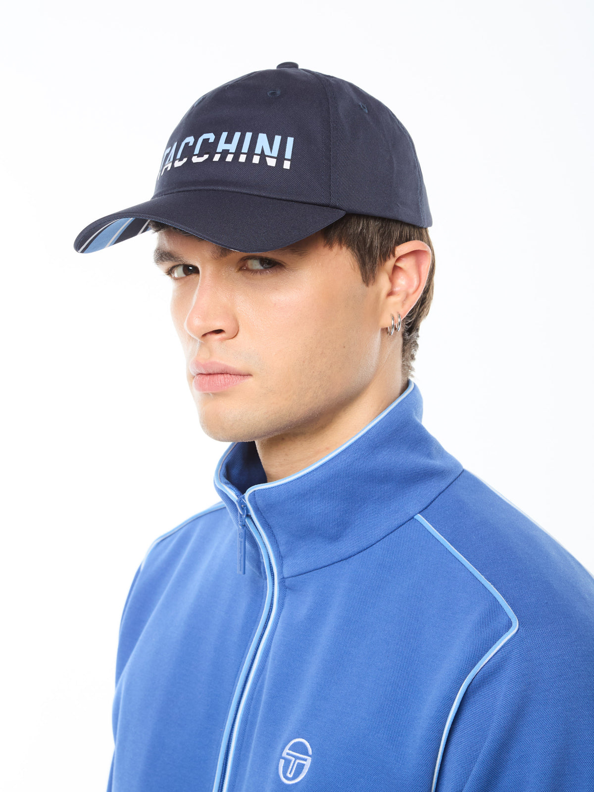 Strisce Hat in Maritime Blue, view 4