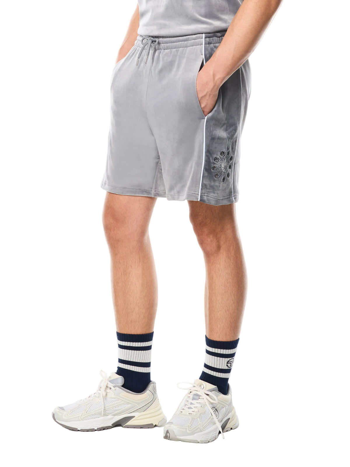 Cresta Velour Short in Sleet