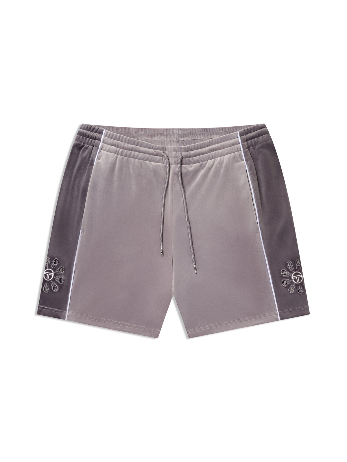 Cresta Velour Short in Sleet, view 2