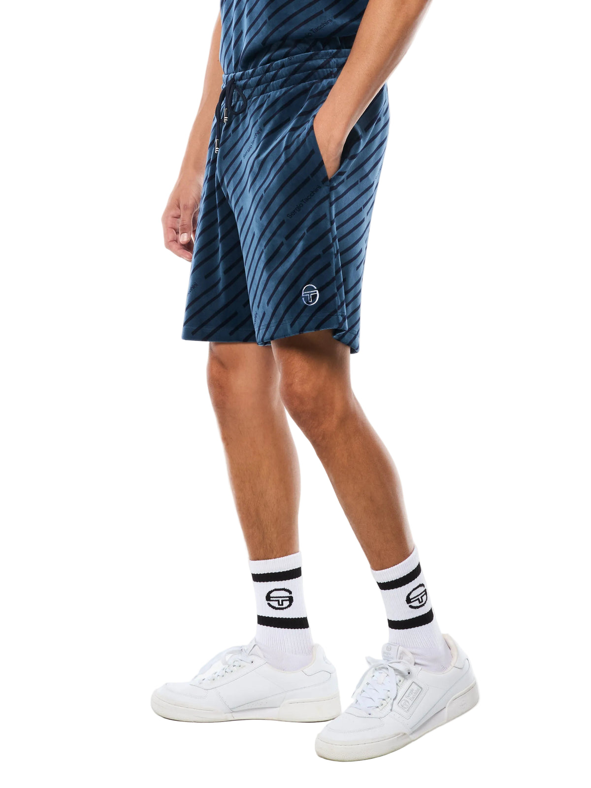 Obliquo Velour Short in Key Largo