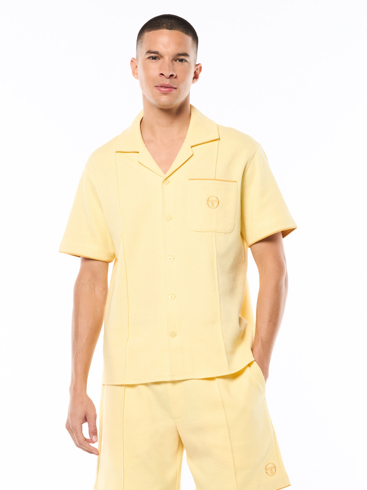 Rilssasto Cabana Shirt in Lemon Meringue