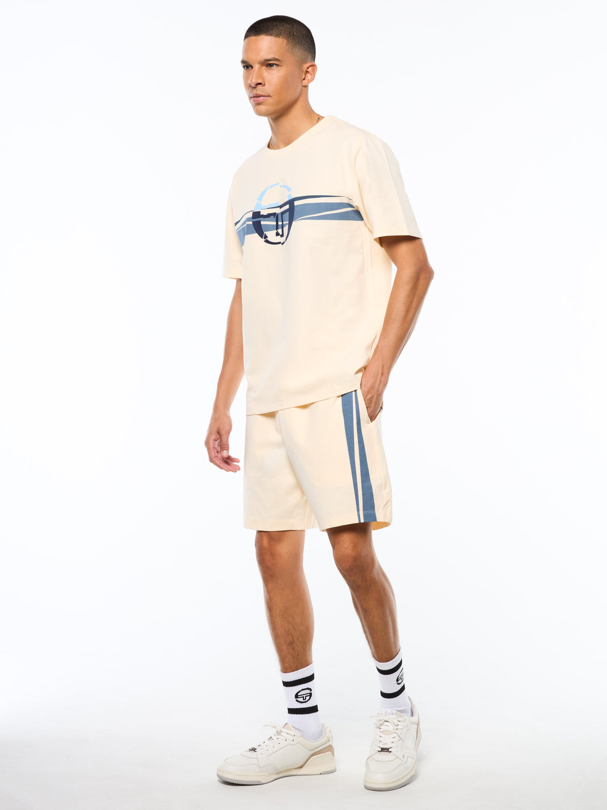 Rotto Fashion T-Shirt in Gardenia, view 3