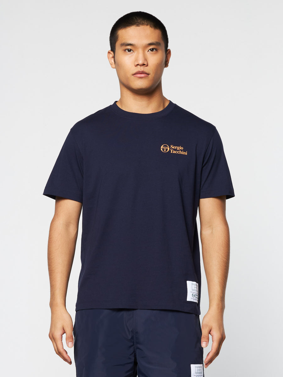 Onda T-Shirt- Maritime Blue