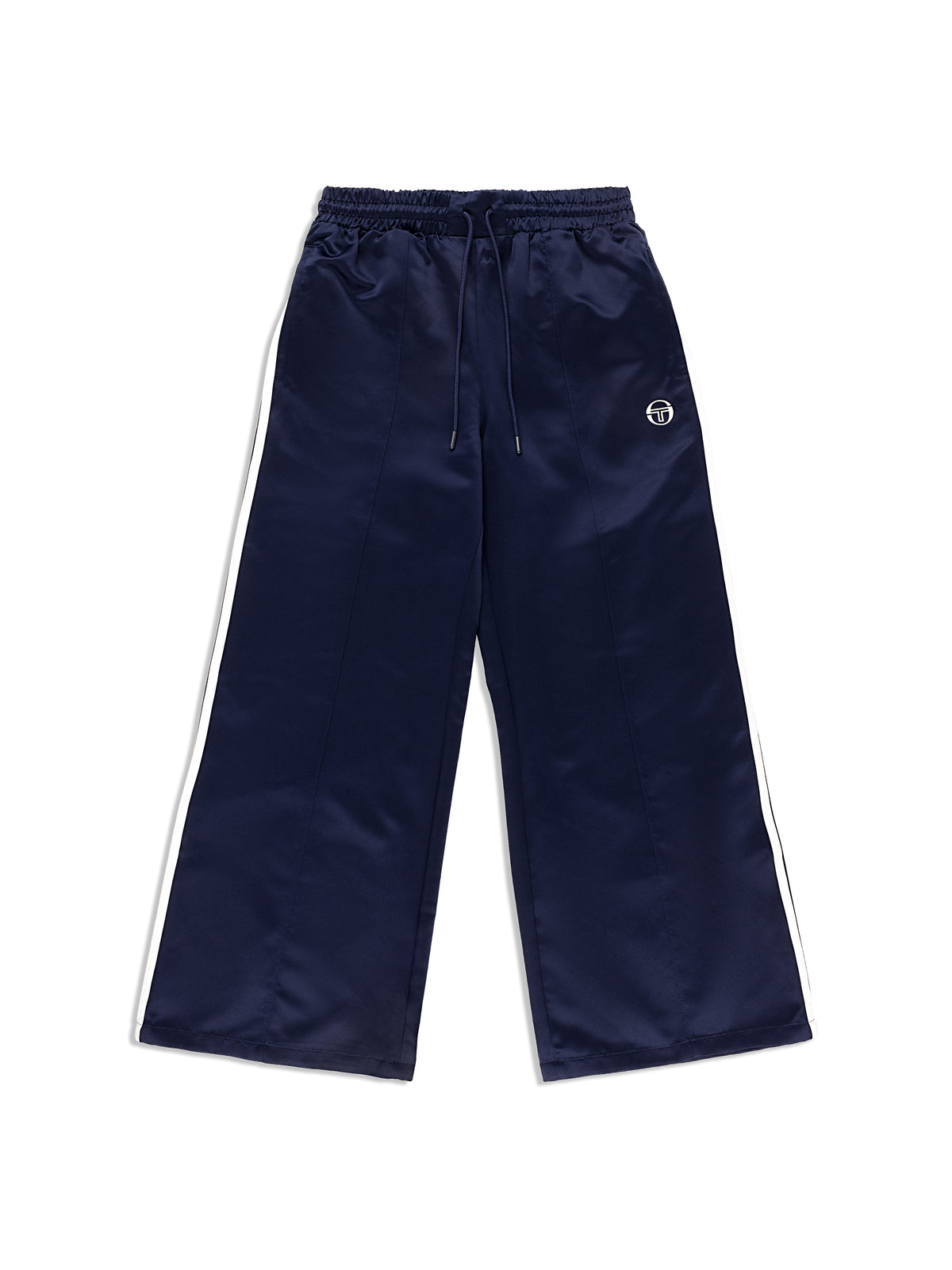 Sergio Tacchini Miss Stella Pants in Maritime Blue, front flat lay.
