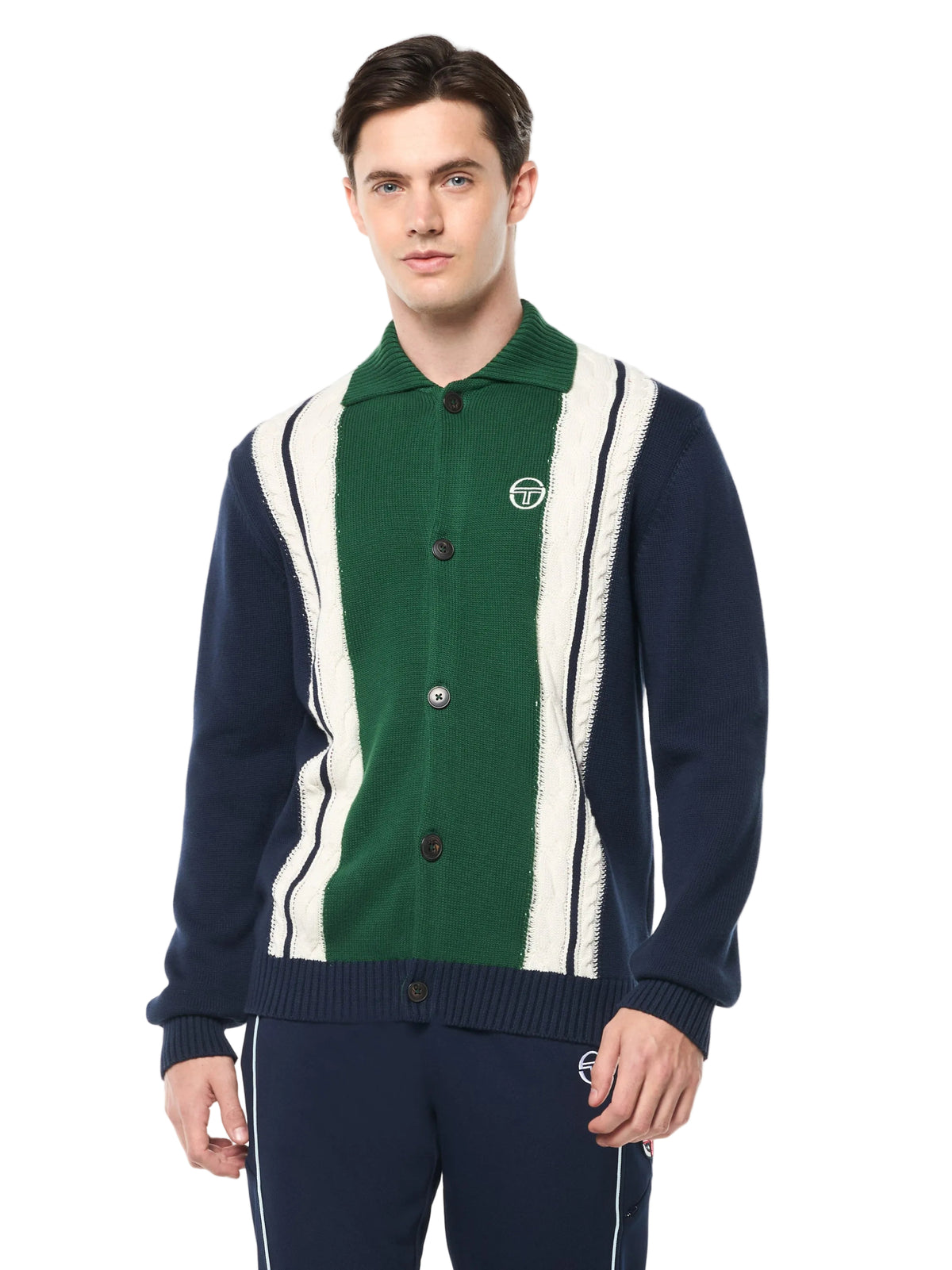 Bruni Knit Cardigan in Maritime Blue